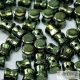 Metallic Olivine - 30 Stk. - Pellet beads 4x6 mm
